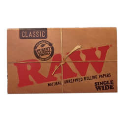 RAW Classic Single Wide Rolling Papers