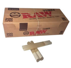 RAW Natural Unrefined King Size Cigarette Tubes