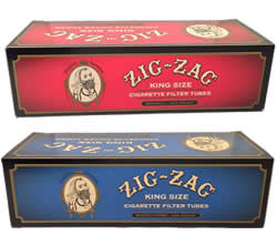 Zig Zag King Size Cigarette Tubes | Full Flavored & Light