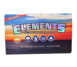 Elements Single Wide Rice Rolling Papers