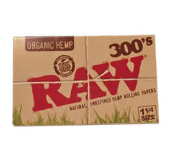 RAW Organic Hemp 300’s Rolling Papers