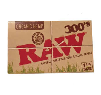 RAW-Organic-Hemp-300's-Rolling-Papers