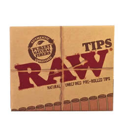 RAW Pre-Rolled Rolling Tips Pack